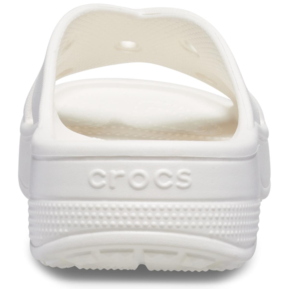 Papuci Crocs Classic Women\'s Cross Strap Alb - Chalk - 5 | YEO