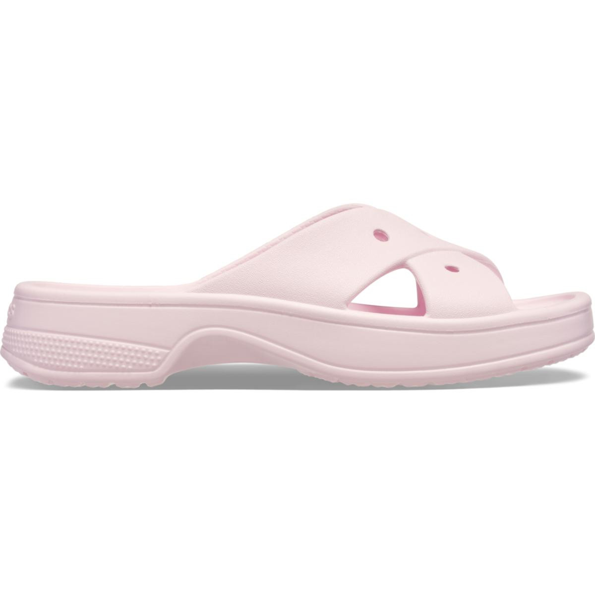 Papuci Crocs Classic Women\'s Cross Strap Roz - Pink Milk