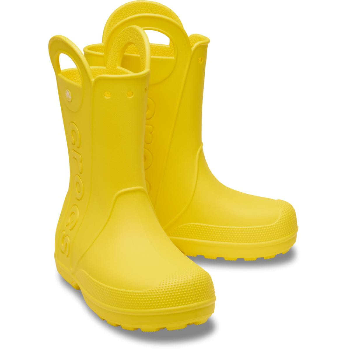 Cizme Crocs Handle It Rain Boot Galben - Yellow - 5 | YEO