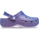 Saboti Crocs Classic Platform Iridescent Glitter Clog Culoare Mov - Purple Moon