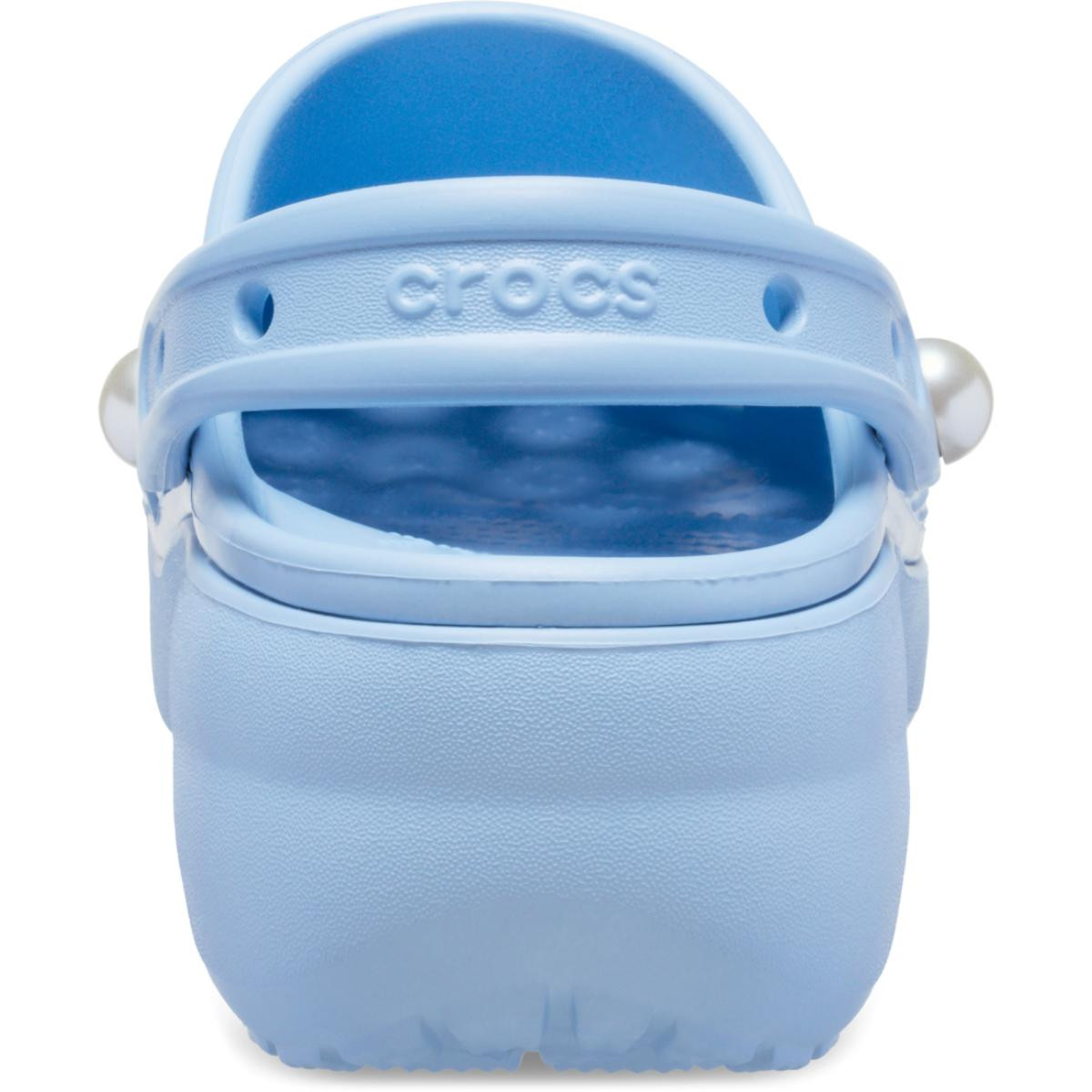 Saboti Crocs Classic Platform Pearl Clog Albastru - Blue Calcite - 5 | YEO