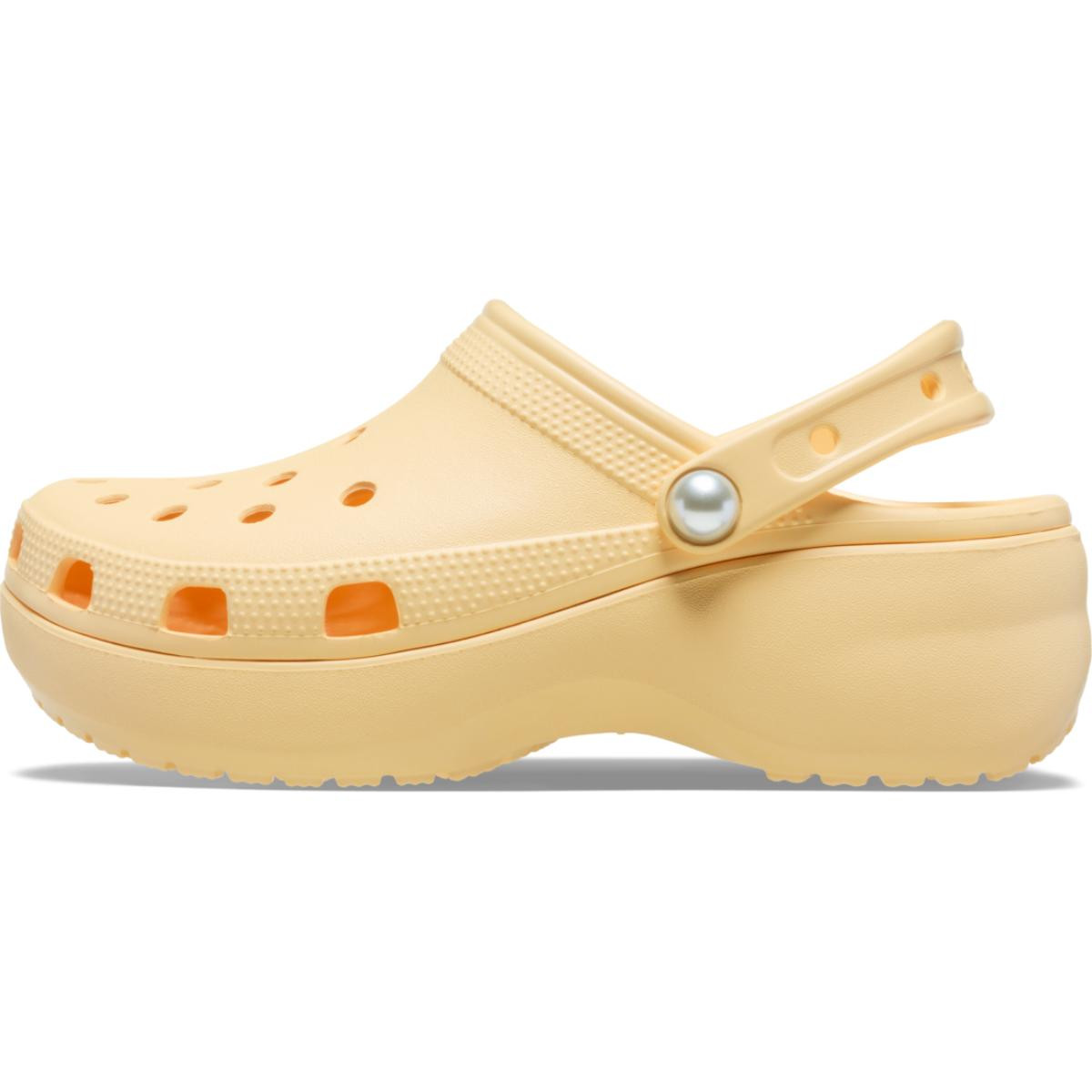 Saboti Crocs Classic Platform Pearl Clog Portocaliu - Golden Hour - 2 | YEO