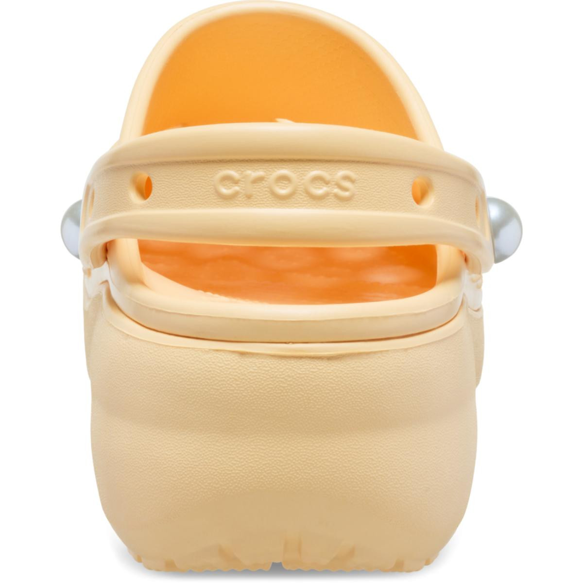 Saboti Crocs Classic Platform Pearl Clog Portocaliu - Golden Hour - 5 | YEO