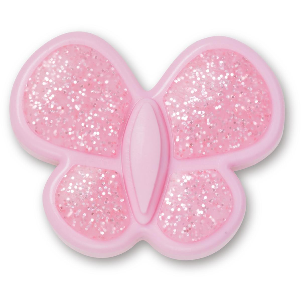 Jibbitz Crocs Tiny Pink Glitter Butterfly