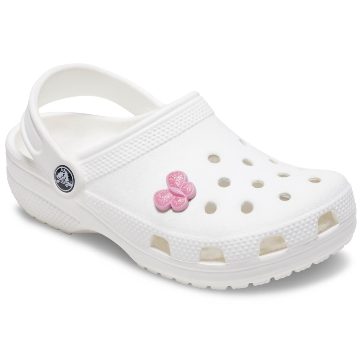 Jibbitz Crocs Tiny Pink Glitter Butterfly - 2 | YEO