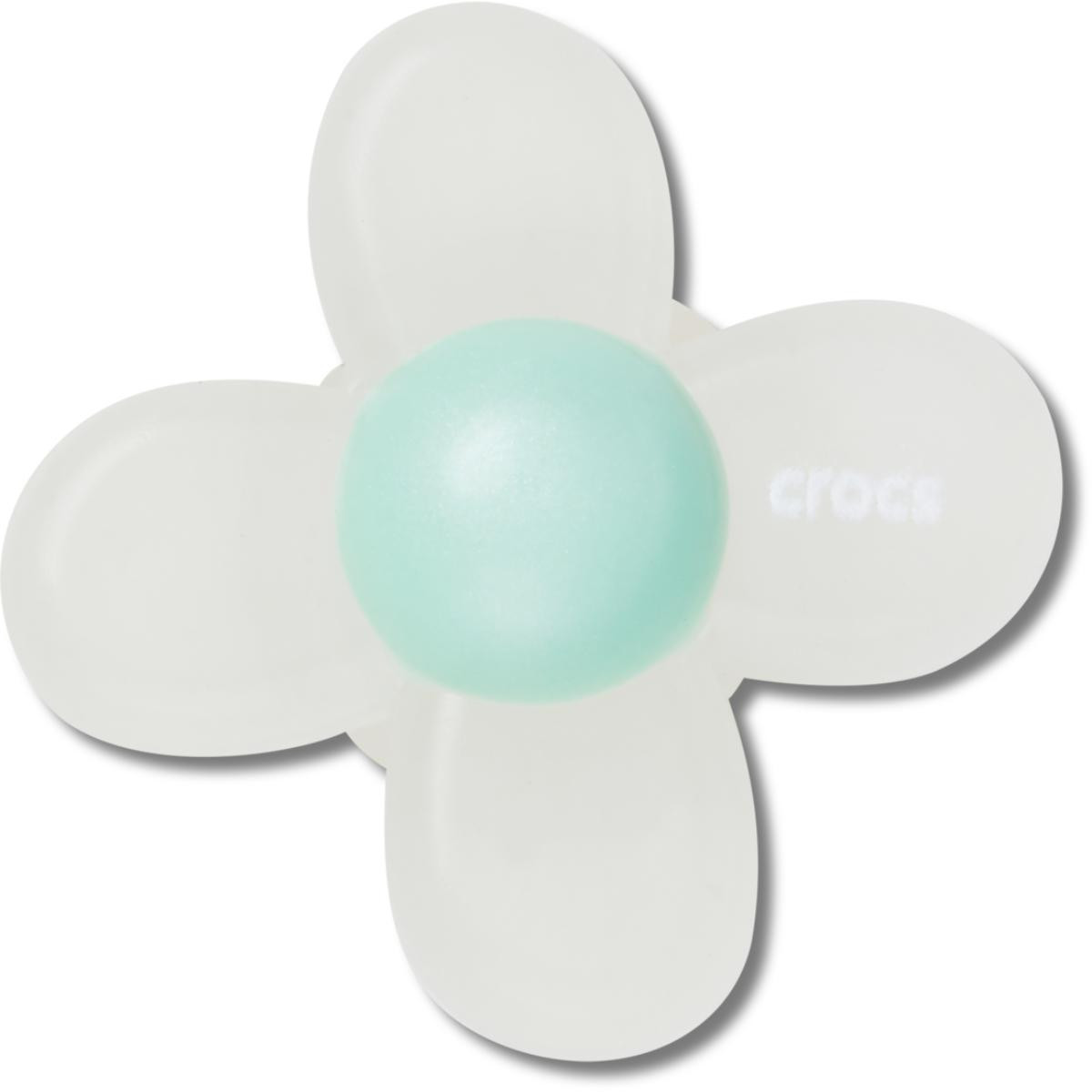 Jibbitz Crocs Iridescent Flower with Blue - 1 | YEO