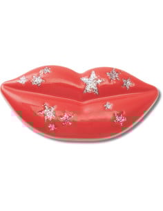 Jibbitz Crocs Star Lips Rosu - Red