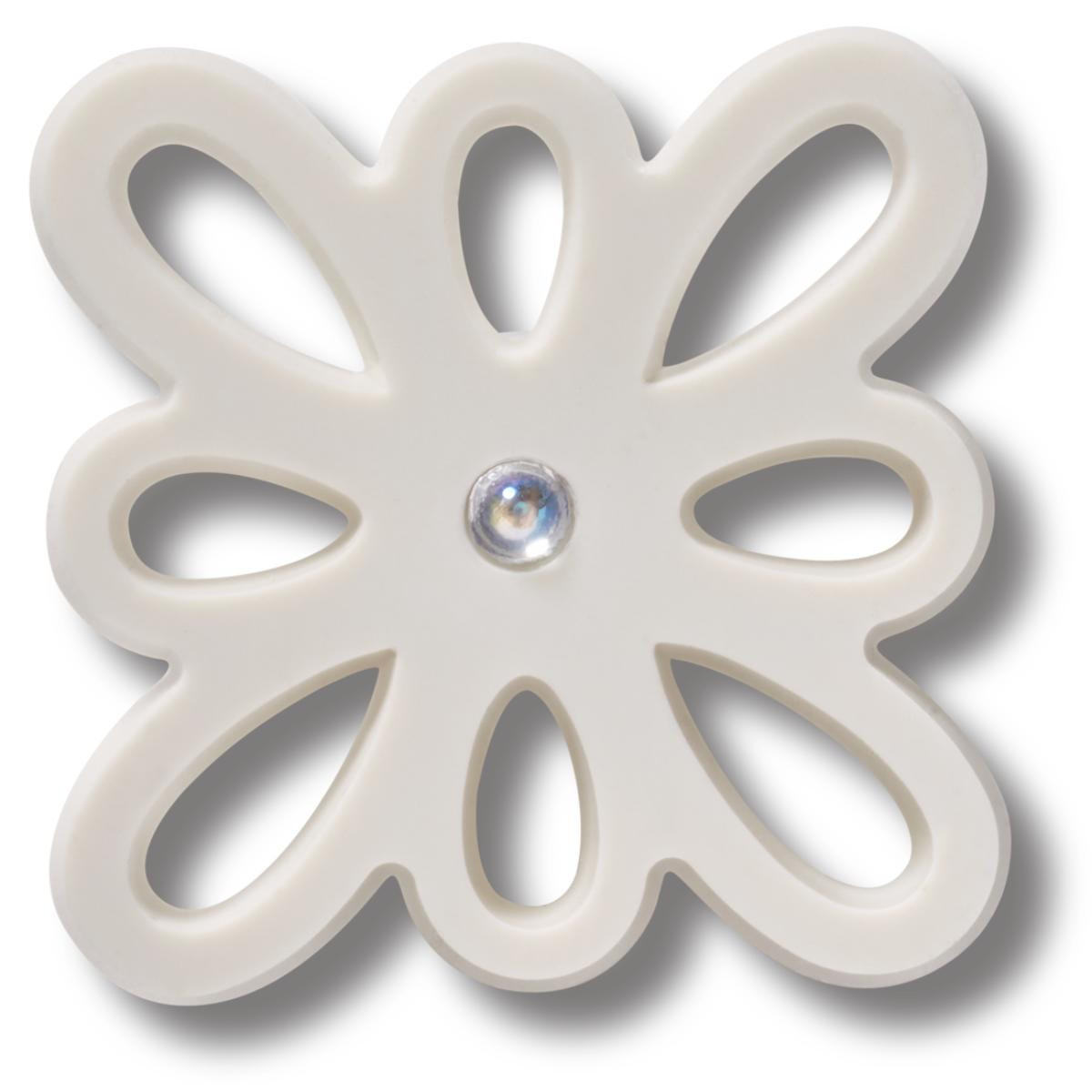 Jibbitz Crocs Cutout White Flower