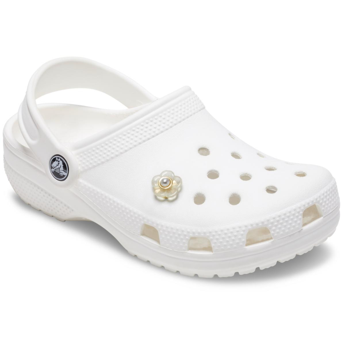 Jibbitz Crocs Gold and Silver Pearl Flower - 2 | YEO