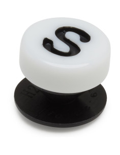 Jibbitz Crocs S Tiny... Negru - Black/White 2