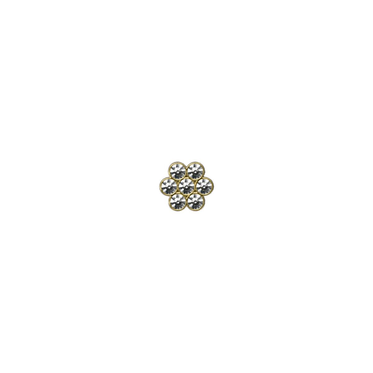 Jibbitz Crocs Tiny Silver Gem Flower - 1 | YEO