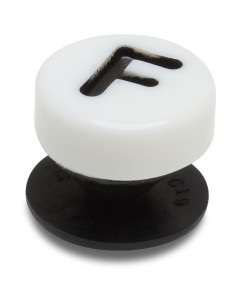 Jibbitz Crocs F Tiny... Negru - Black/White 2