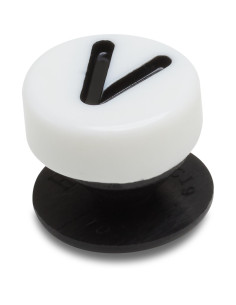 Jibbitz Crocs V Tiny... Negru - Black/White 2