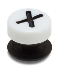 Jibbitz Crocs X Tiny... Negru - Black/White 2