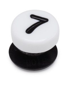 Jibbitz Crocs Number Seven... Negru - Black/White 2