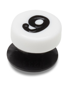 Jibbitz Crocs Number Nine... Negru - Black/White 2