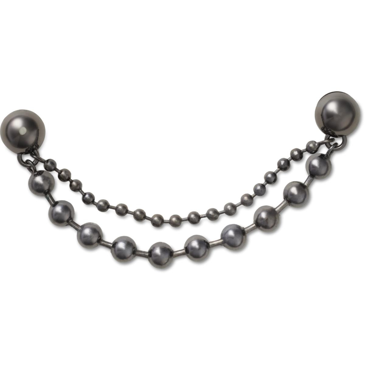 Jibbitz Crocs Double Black Gem Chain - 1 | YEO