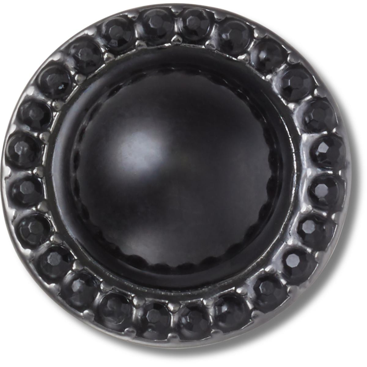 Jibbitz Crocs Black Dome with Gems