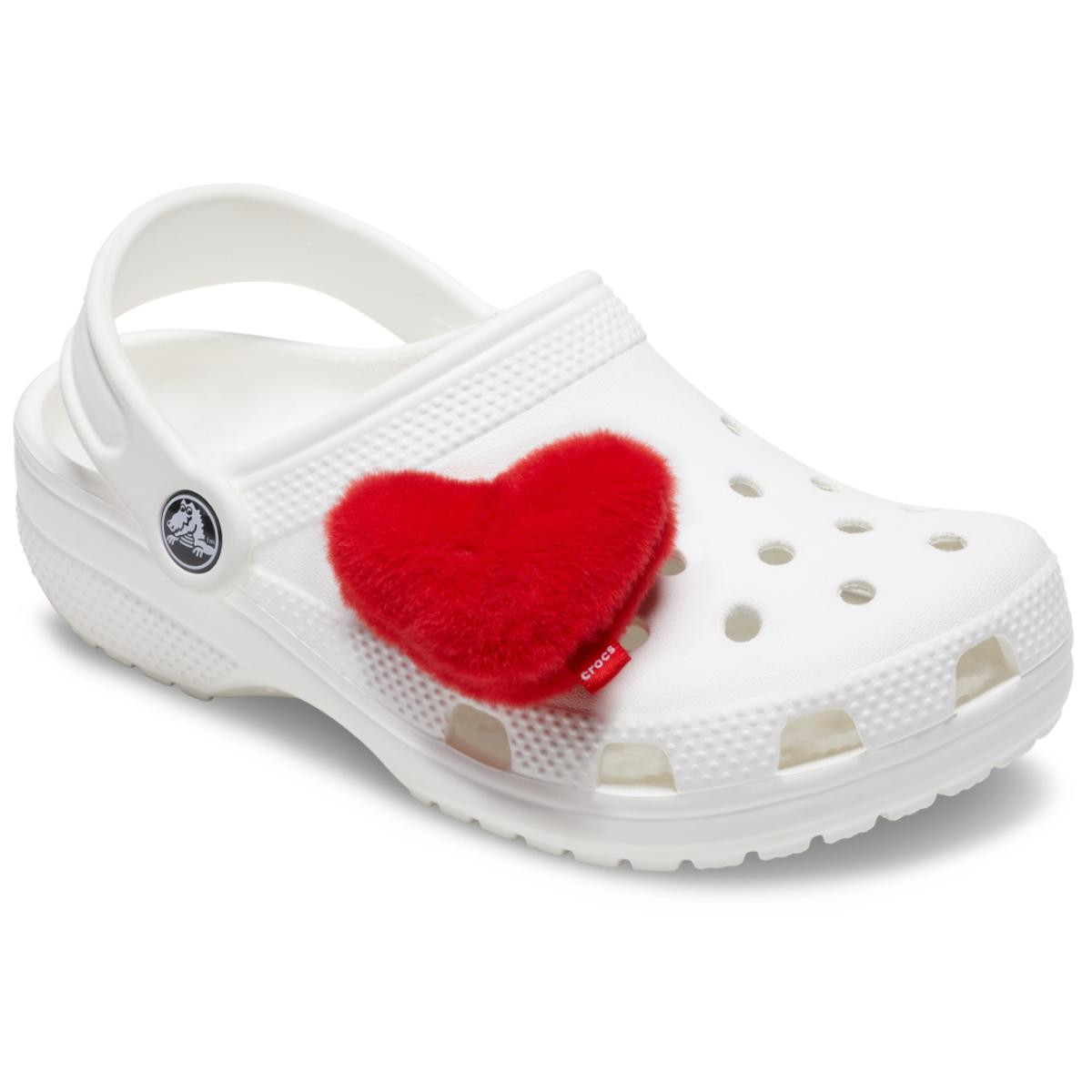 Jibbitz Crocs Red Fuzzy Heart - 2 | YEO