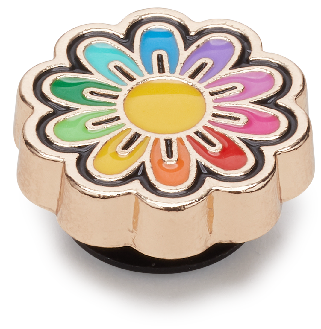 Jibbitz Crocs Festival Gold Rainbow Daisy - 1 | YEO