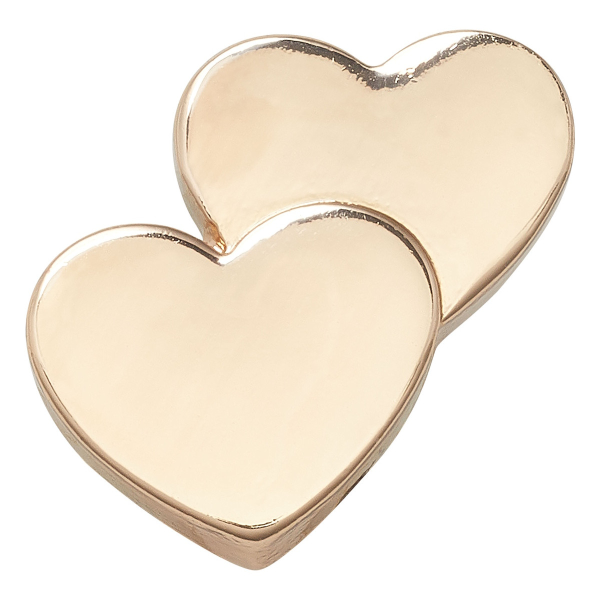 Jibbitz Crocs Gold Double Heart
