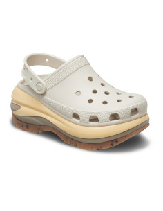 Saboți Crocs Classic Mega... Maro - Almond Tint/Multi 2