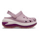 Saboți Crocs Classic Mega Crush Clog Culoare Mov - Hydrangea