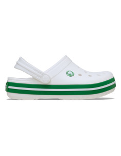 Saboți Crocs Crocband Kid's... Alb - White/Green Ivy