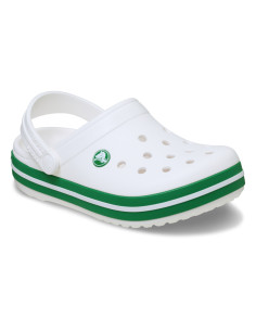 Saboți Crocs Crocband Kid's... Alb - White/Green Ivy 2