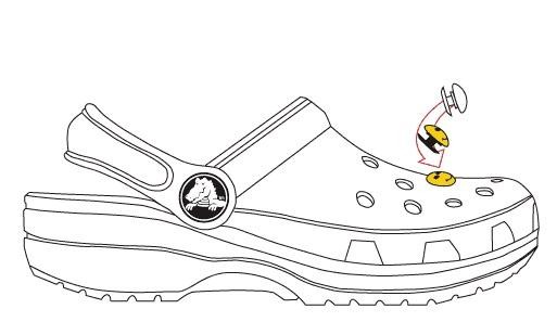 Jibbitz Crocs Tiny Colorful Butterfly