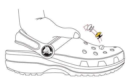 Jibbitz Crocs Shocked Daisy