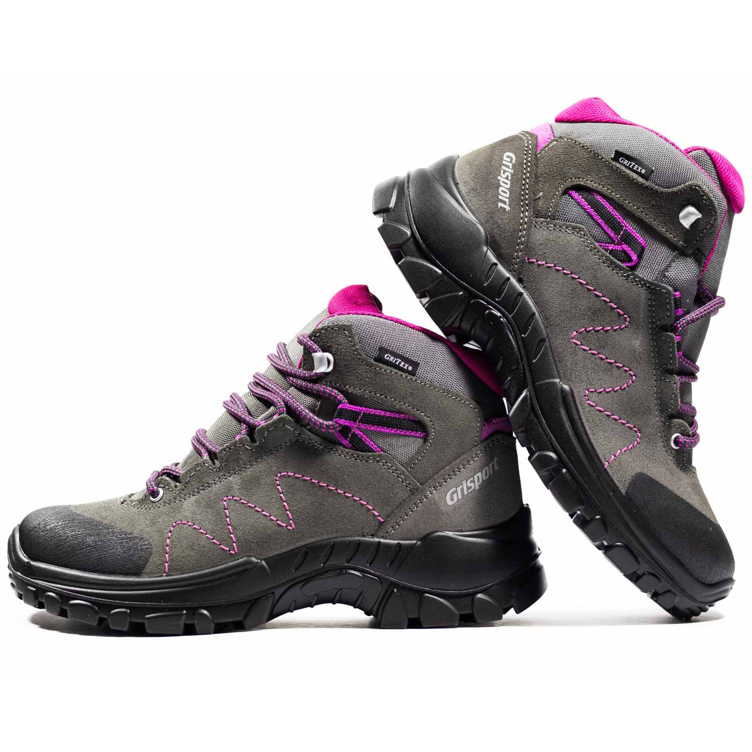 Bocanci Grisport Augite Gri - Light Grey/Rose