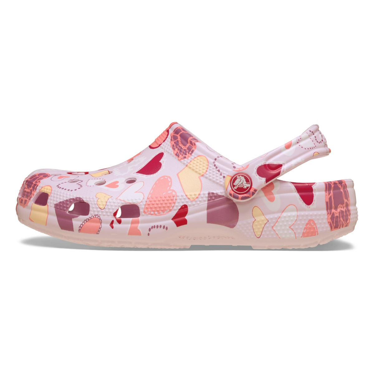 Saboti Crocs Classic V's Day Clog Kids Roz - Pink Milk/Hearts
