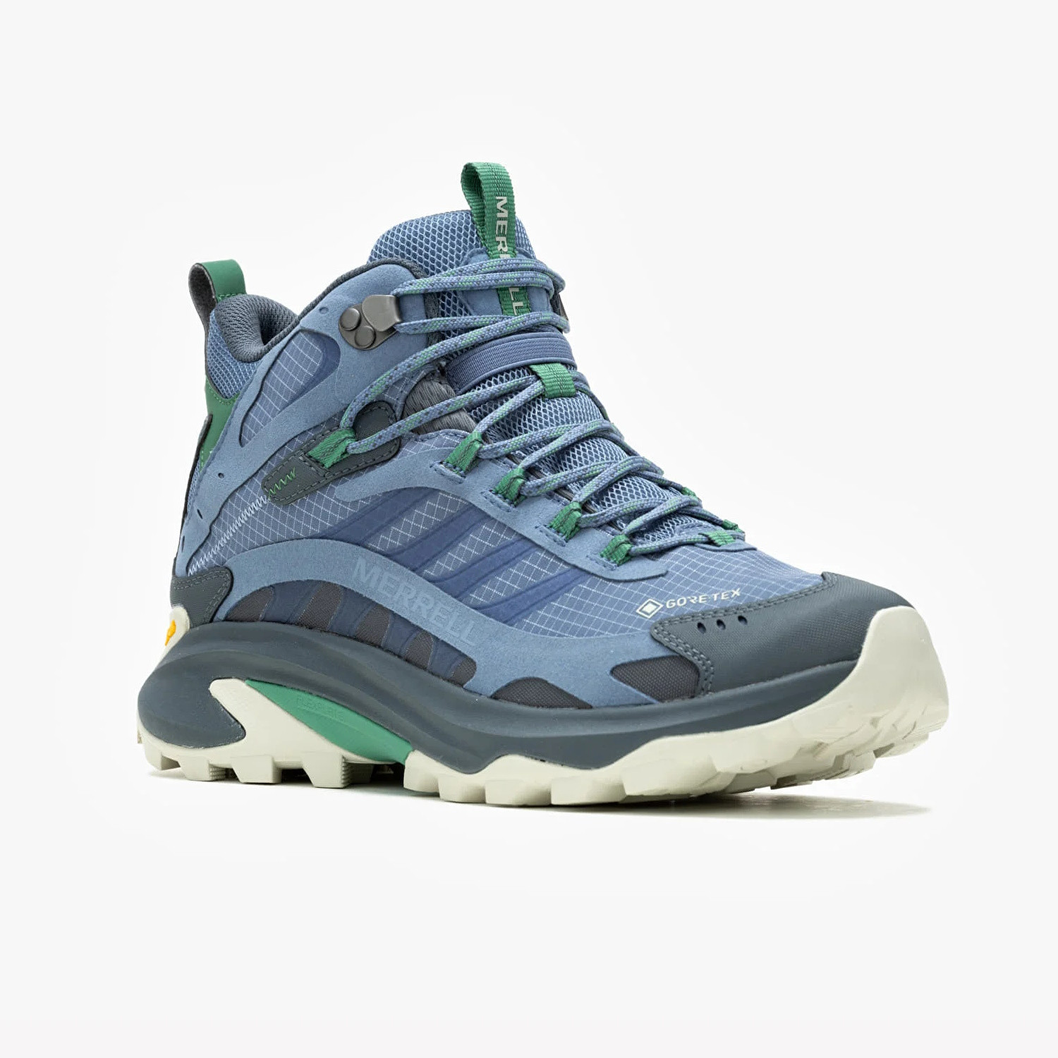 Ghete Merrell Moab Speed 2 Mid GORE-TEX Steel Blue Albastru - Steel Blue - imagine 2