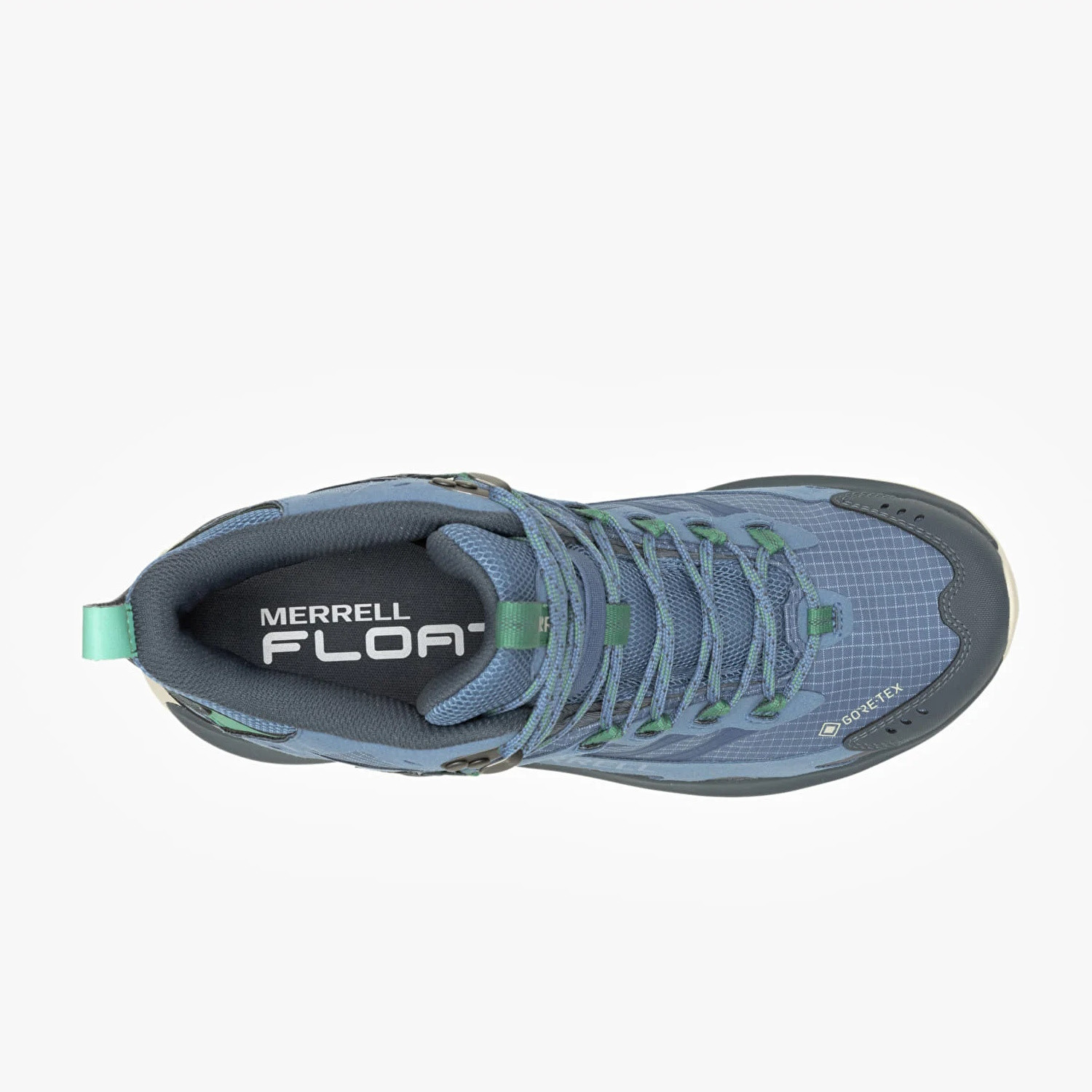 Ghete Merrell Moab Speed 2 Mid GORE-TEX Steel Blue Albastru - Steel Blue - imagine 5