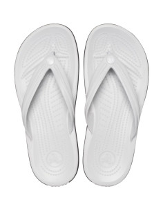 Slapi Crocs Crocband Flip Gri - Atmosphere 2