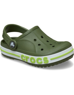 Saboti Crocs Toddler... Verde - Army Green/Lime Punch 2