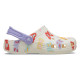 Saboti Crocs Classic Toddler Butterfly Graphic Clog Culoare Alb - Chalk