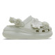 Saboți Crocs Crush Bouquet Clog Culoare Bej - Linen