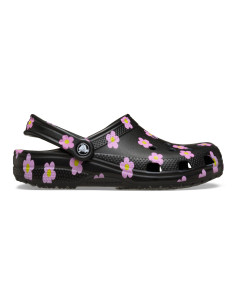 Saboti Crocs Classic Flower... Negru - Black