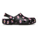 Saboti Crocs Classic Flower Clog K Culoare Negru - Black