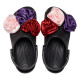 Saboti Crocs Classic Rosette Clog Culoare Negru - Black