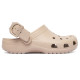Saboti Crocs Classic Enamel Buckle Clog Culoare Bej - Dulcé
