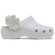 Saboti Crocs Classic Platform Bouquet Clog Culoare Alb - Moonlight