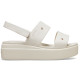 Sandale Crocs Brooklyn 4U W Culoare Bej - Stucco