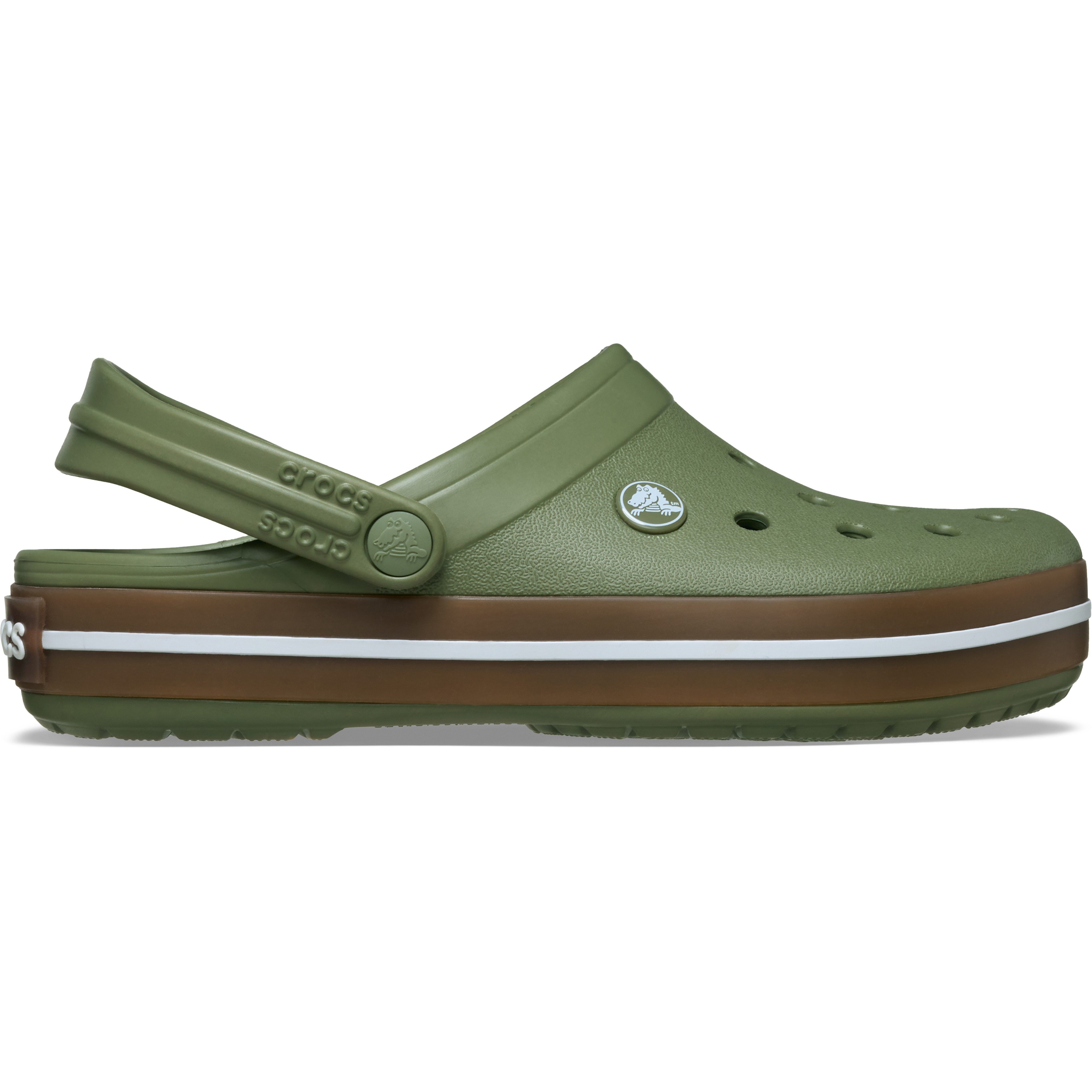 Saboti Crocs Crocband Gum Clog Verde - Cargo