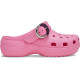 Saboti Crocs Classic Platform Dipped Buckle Clog Culoare Roz - Pink Lemonade