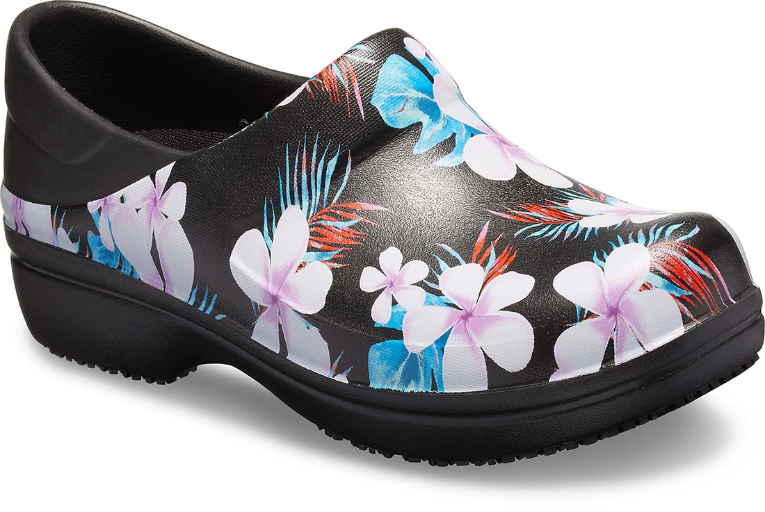 Saboti Crocs Neria Pro II Graphic Clog Negru - Tropical Floral/Black - 1 | YEO