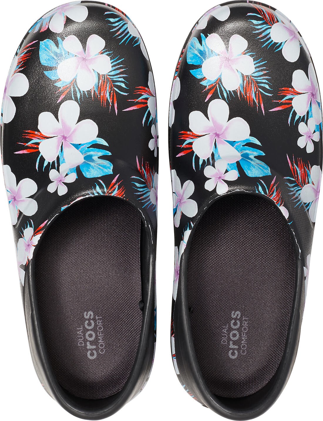 Saboti Crocs Neria Pro II Graphic Clog Negru - Tropical Floral/Black - 2 | YEO