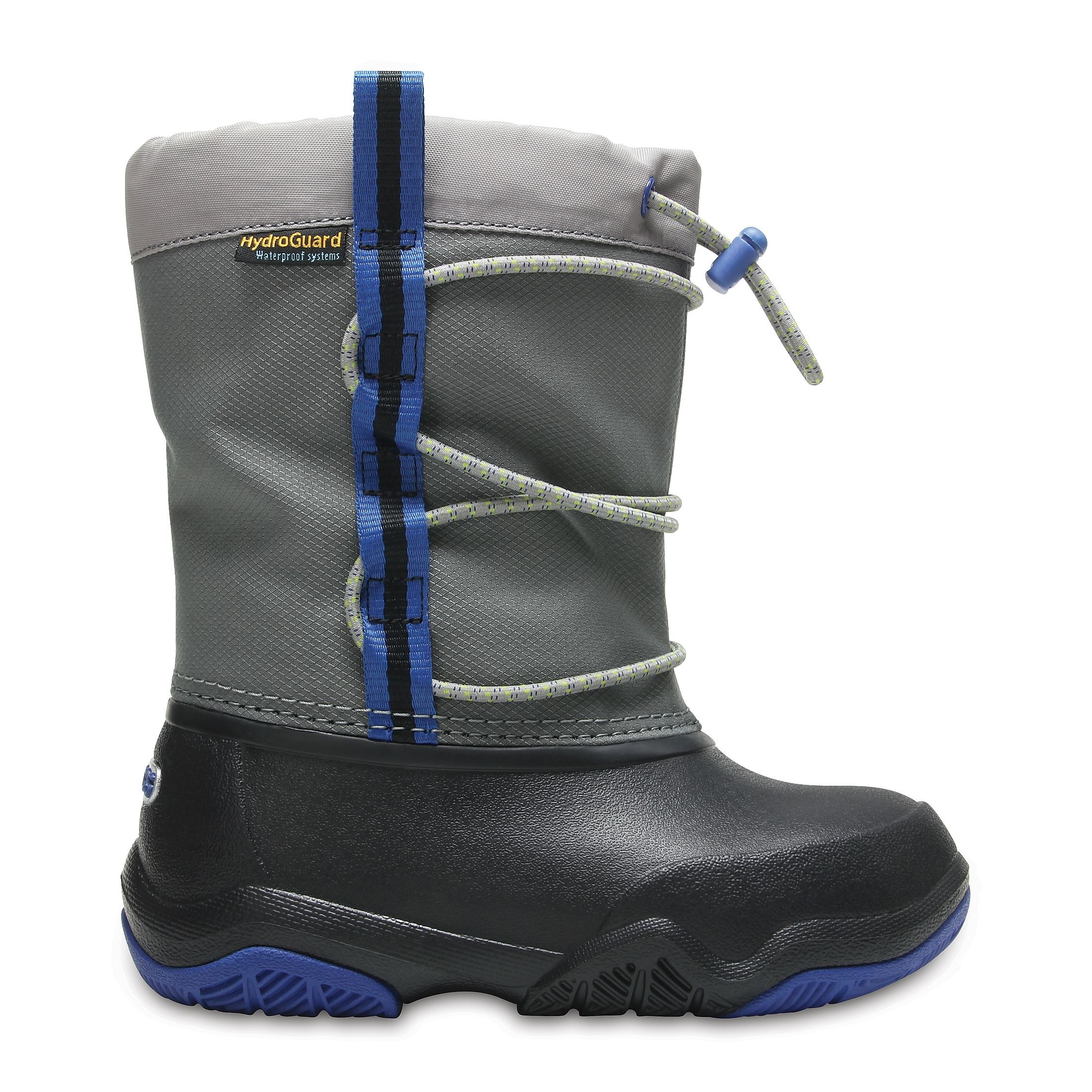 Cizme Crocs Swiftwater Waterproof Boot Negru – Black/Blue Jean Black/Blue imagine 2022